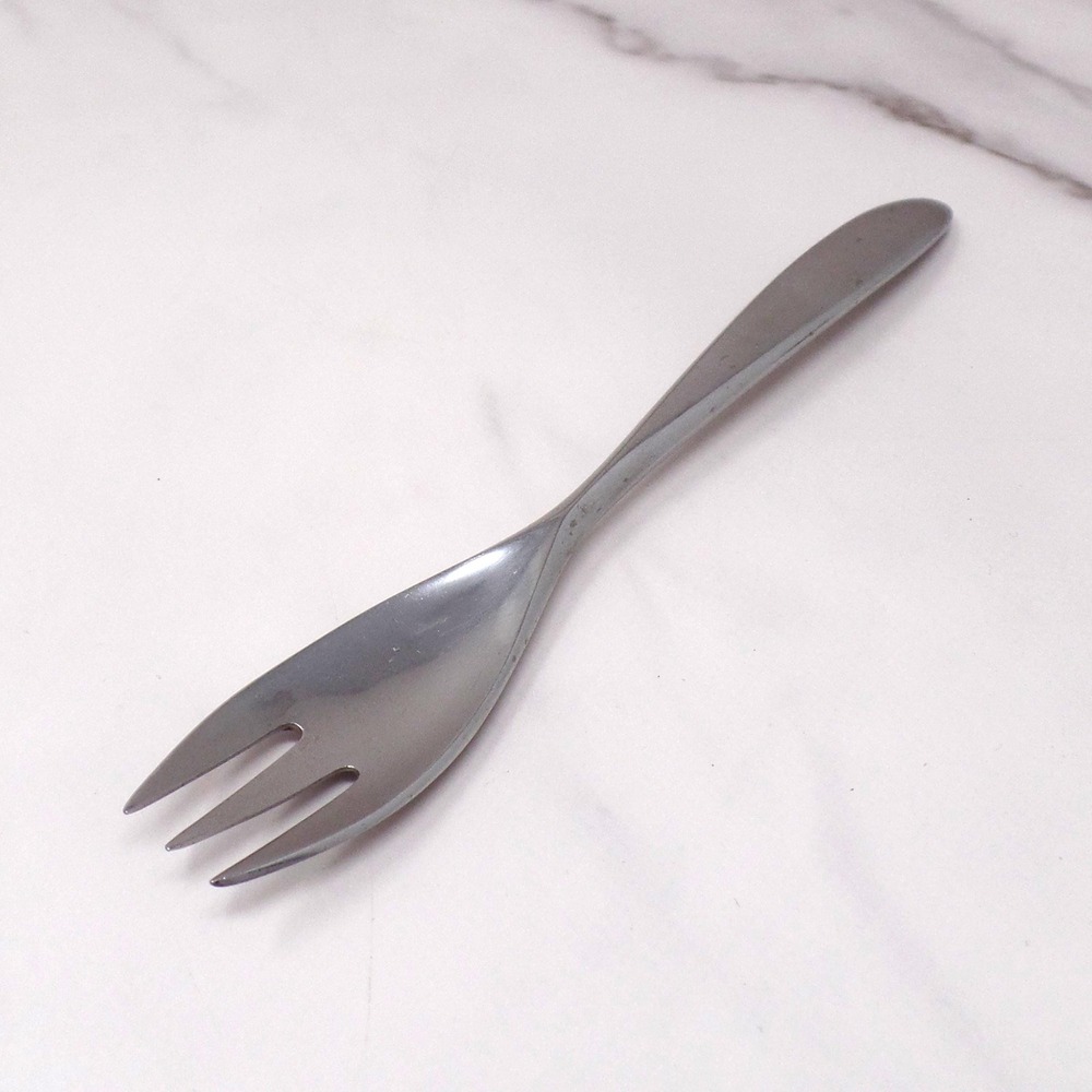 Vintage Wusthof Dreizack Pamir Stainless Steel MCM Flatware, Salad Fork
